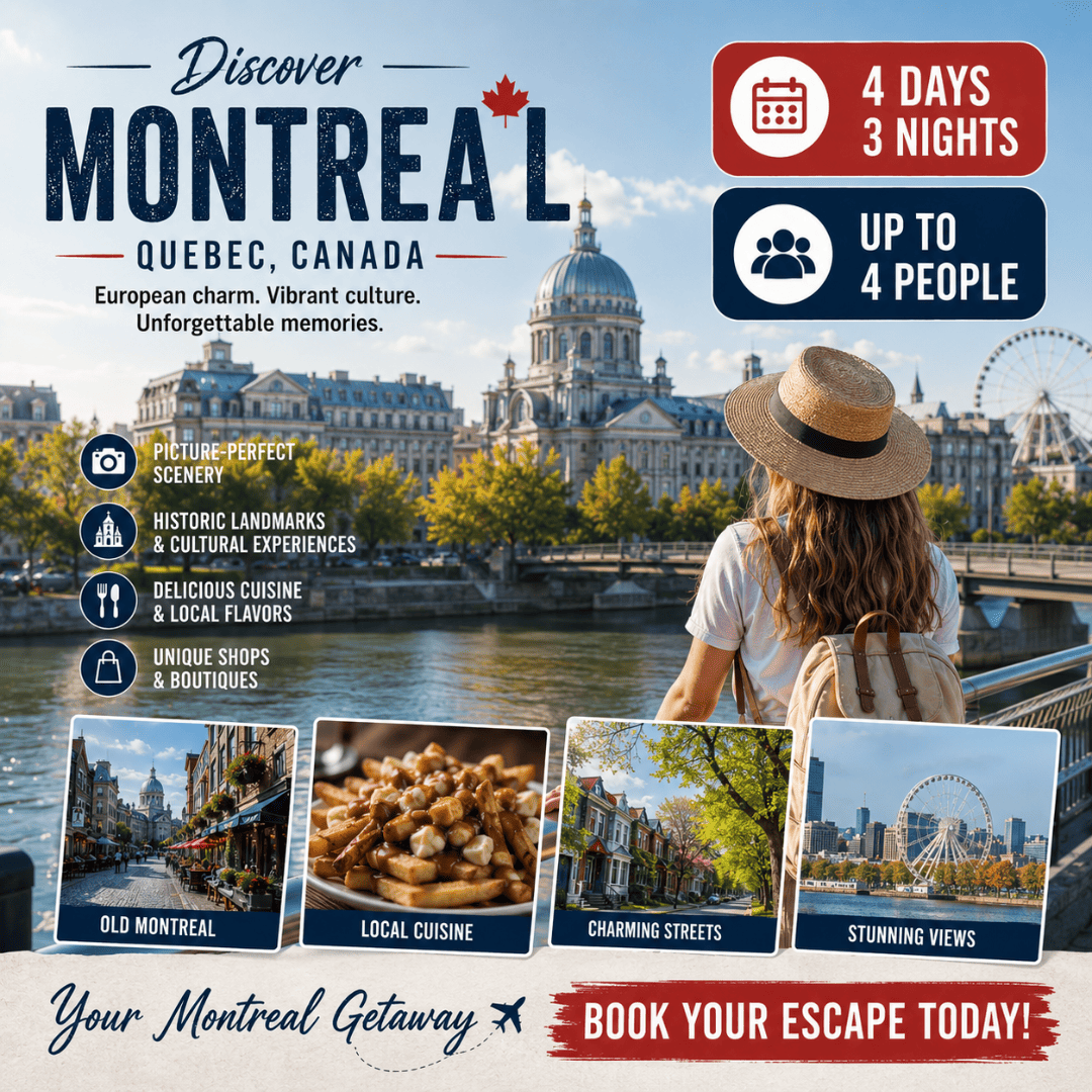 Hotel Omni Mont-Royal — 4D/3N Montreal